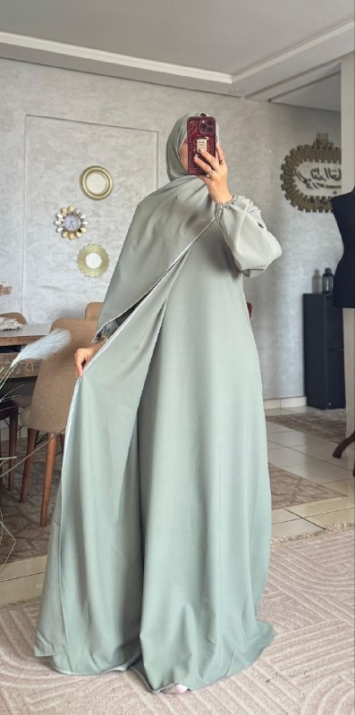 🌹 عباية ثوب كريب روزا 🌹